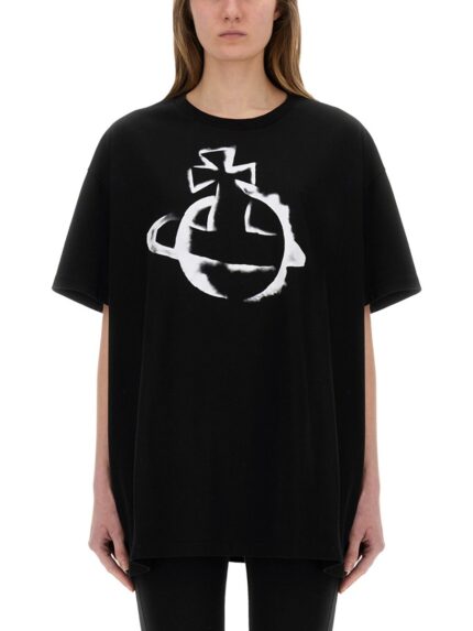 Vivienne Westwood "STENCIL ORB" OVERSIZED T-SHIRT