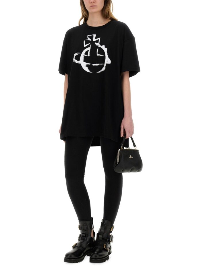 Vivienne Westwood "STENCIL ORB" OVERSIZED T-SHIRT