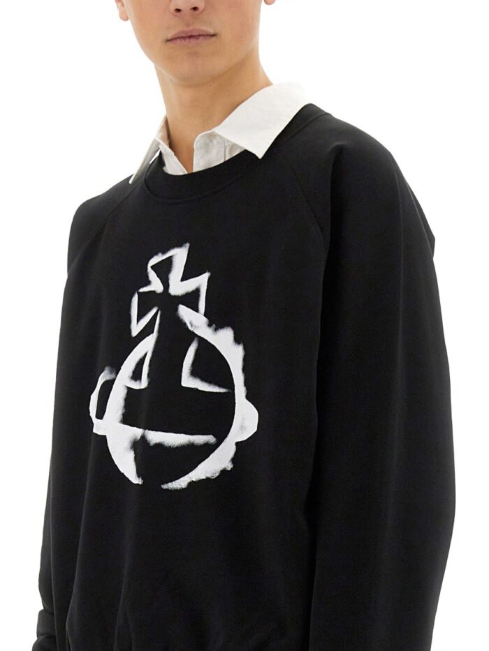 Vivienne Westwood "STENCIL ORB RAGLAN" SWEATSHIRT