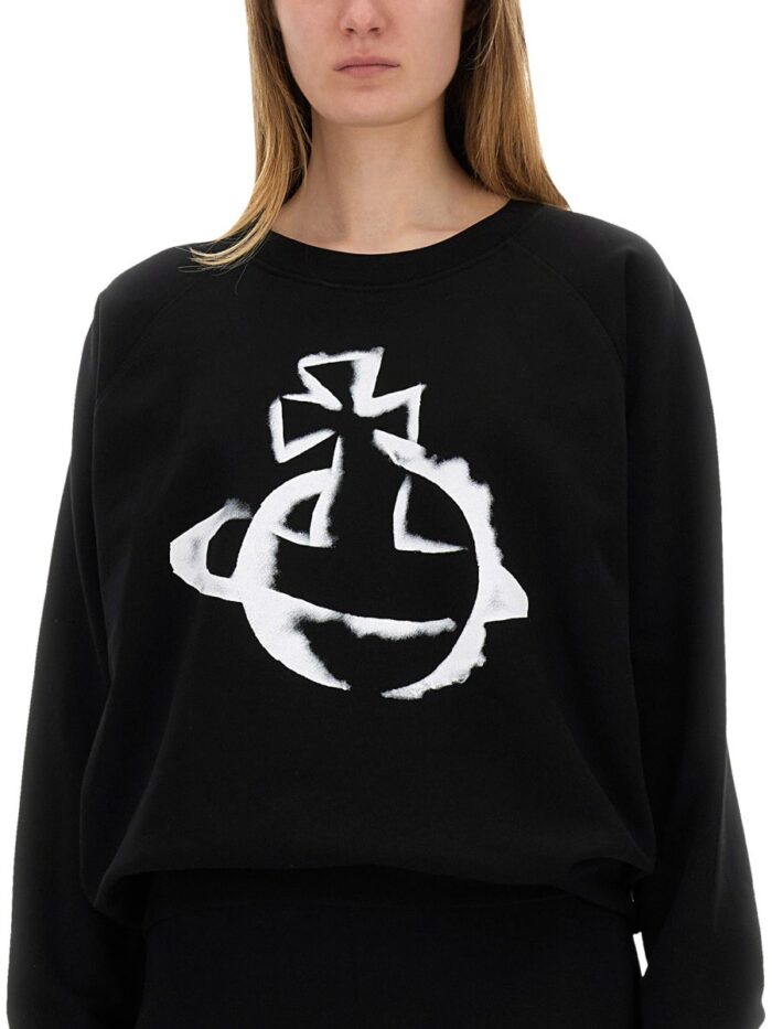 Vivienne Westwood "STENCIL ORB RAGLAN" SWEATSHIRT