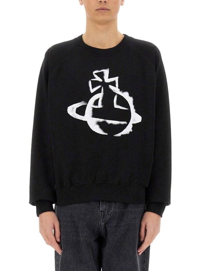 Vivienne Westwood "STENCIL ORB RAGLAN" SWEATSHIRT
