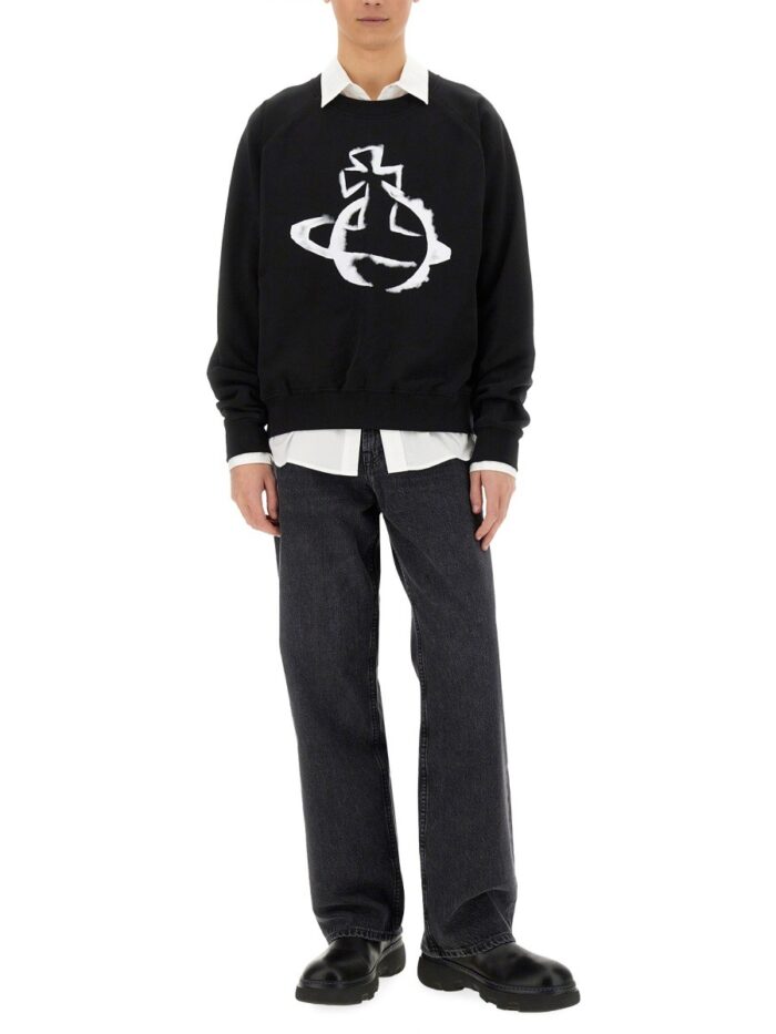 Vivienne Westwood "STENCIL ORB RAGLAN" SWEATSHIRT