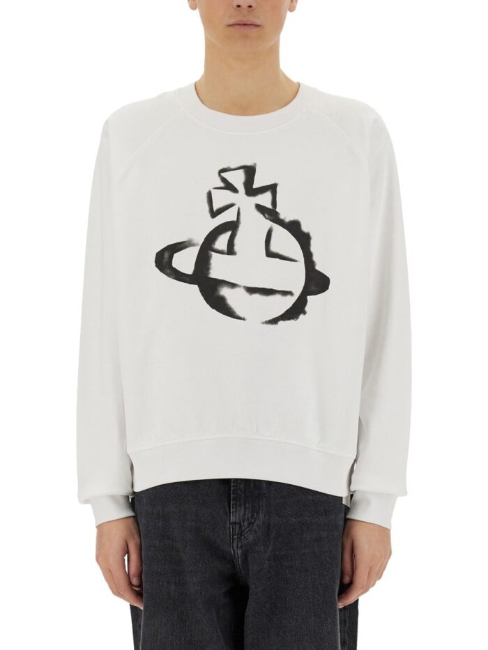 Vivienne Westwood "STENCIL ORB RAGLAN" SWEATSHIRT