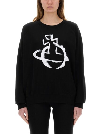 Vivienne Westwood "STENCIL ORB RAGLAN" SWEATSHIRT