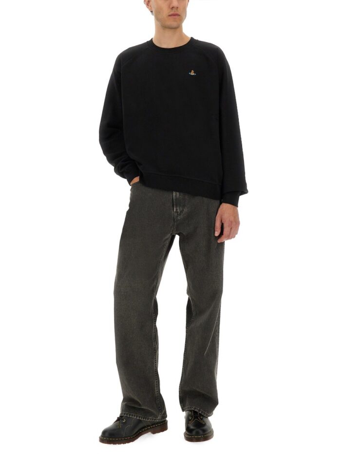 Vivienne Westwood SWEATSHIRT WITH RAGLAN SLEEVES