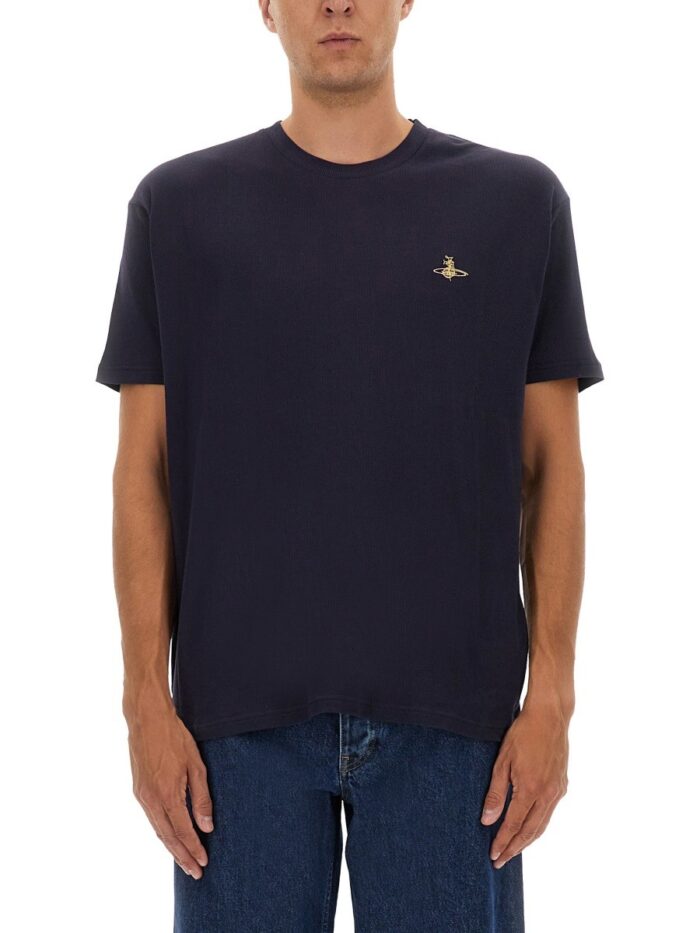 Vivienne Westwood T-SHIRT CON RICAMO ORB