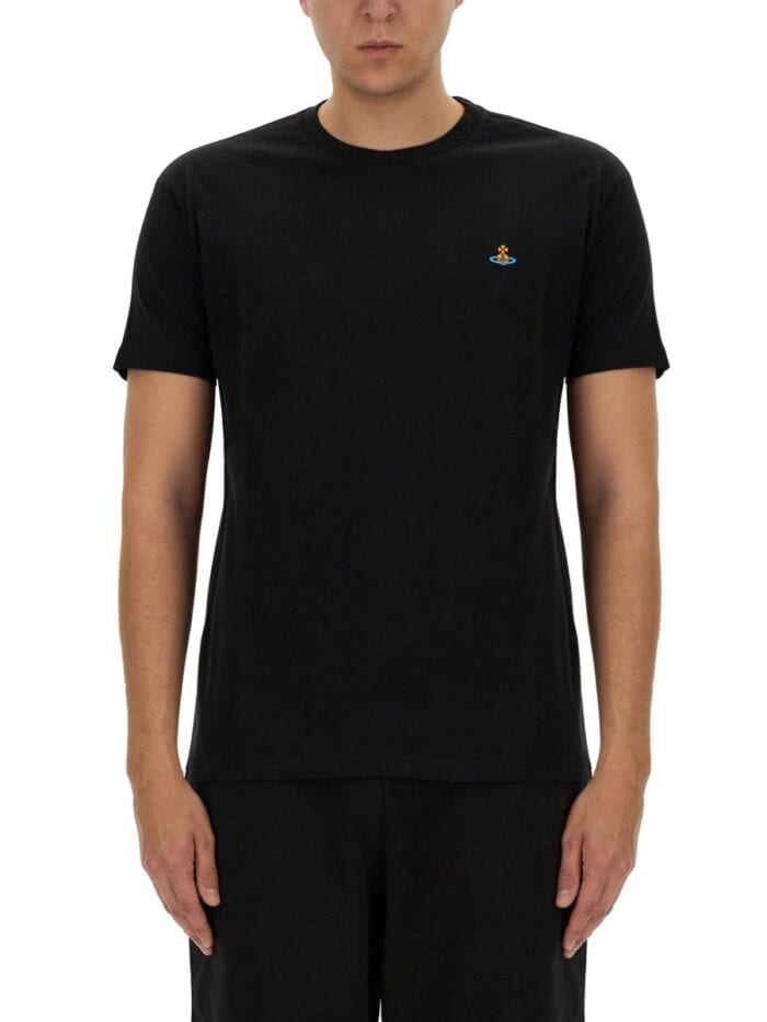 Vivienne Westwood T-SHIRT WITH ORB EMBROIDERY
