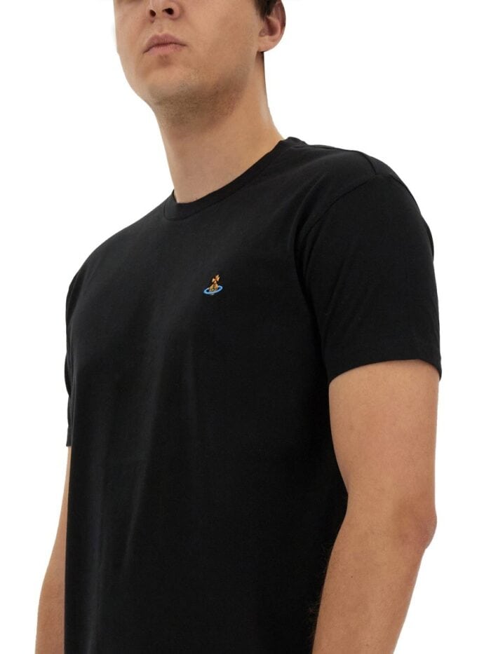 Vivienne Westwood T-SHIRT WITH ORB EMBROIDERY