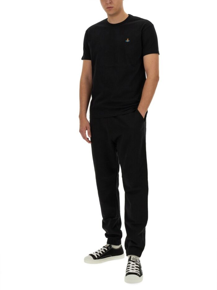 Vivienne Westwood T-SHIRT WITH ORB EMBROIDERY