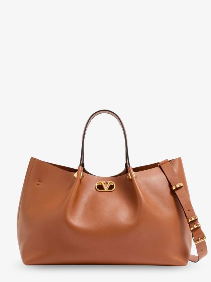 valentino garavani vlogo signature leather tote bag Valentino Garavani VLogo Signature Leather Tote Bag
