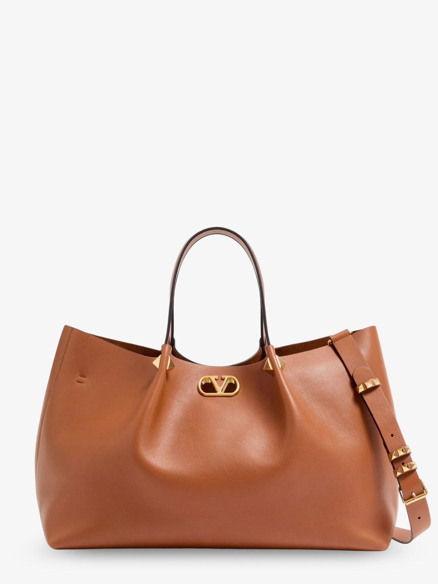 Valentino Garavani VLogo Signature Leather Tote Bag