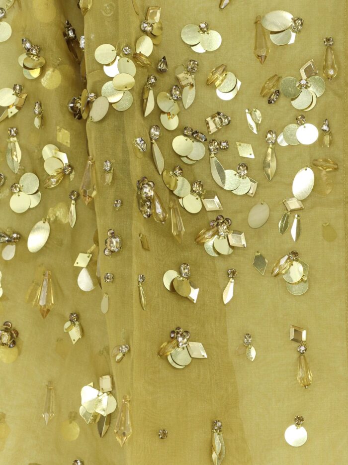 RETROFETE Voile Shirt With Sequins And Rhinestones