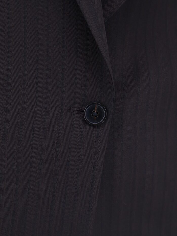 Dries Van Noten Voles Striped Viscose Blazer