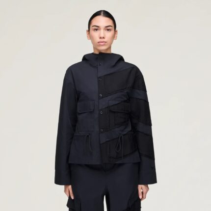 Adidas Y3 W HOODED JKT        BLACK