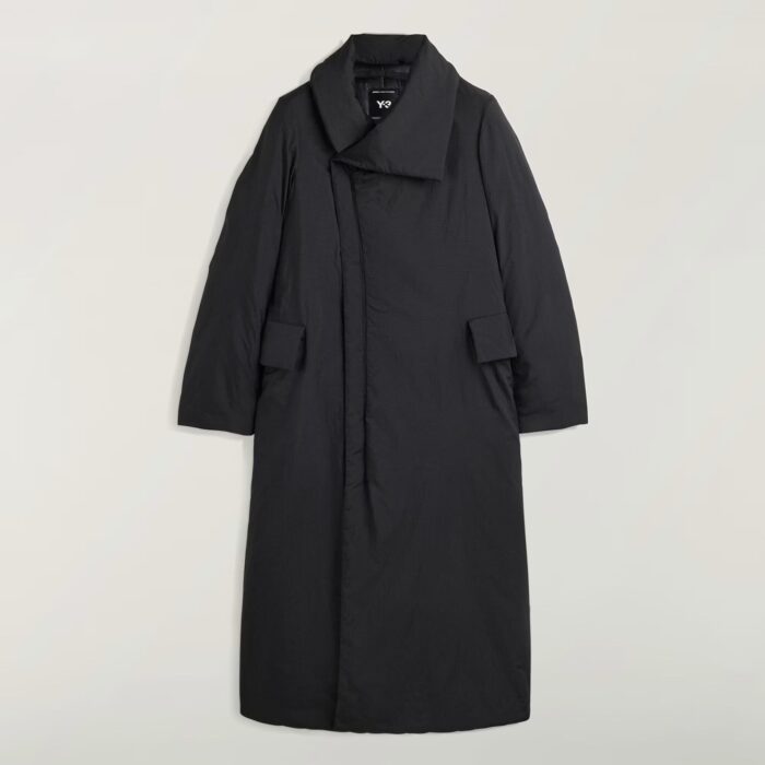 Adidas Y3 W PADDED N COAT     BLACK