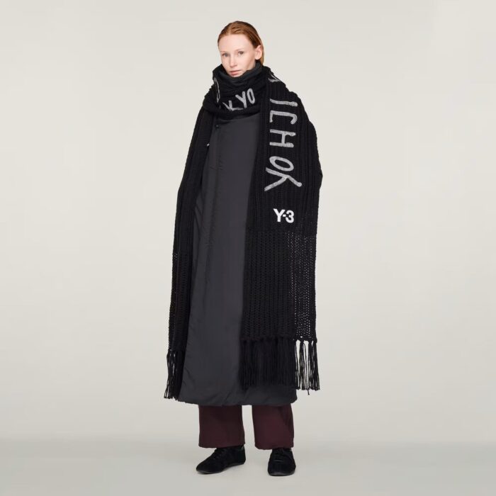 Adidas Y3 W PADDED N COAT     BLACK