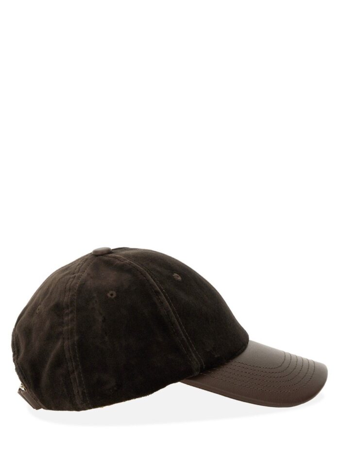 WALES BONNER VELVET BASEBALL CAP