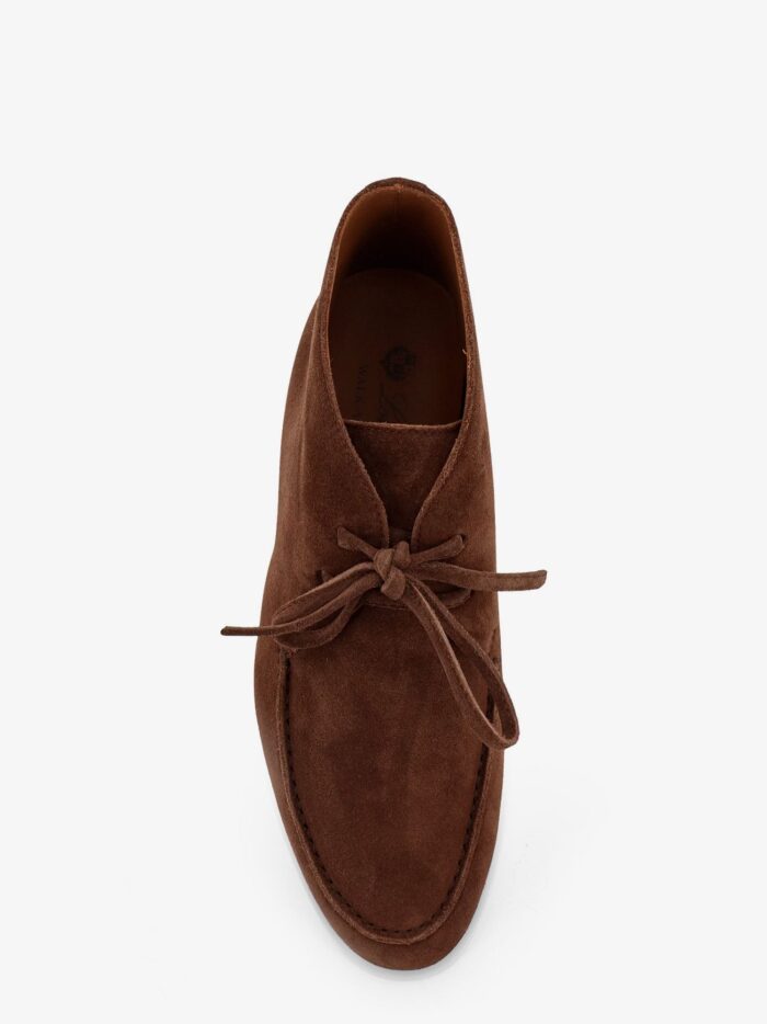 LORO PIANA Walk And Walk Suede Lace-up Ankle Boots
