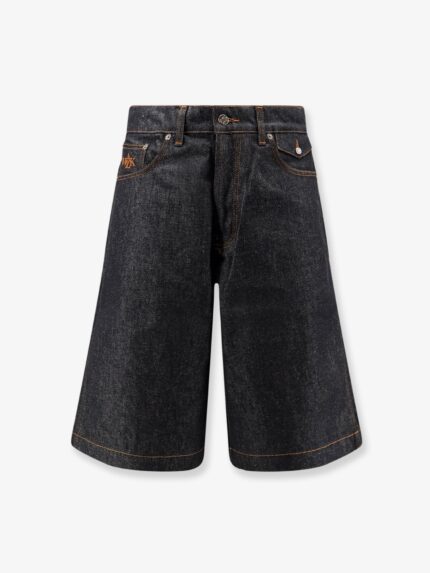 WALK IN PARIS Baggy Raw Denim Shorts