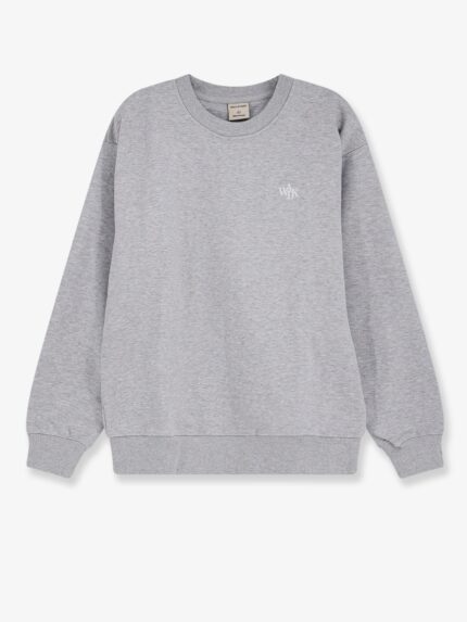 WALK IN PARIS Cotton Sweatshirt With Front Embroidered Logo