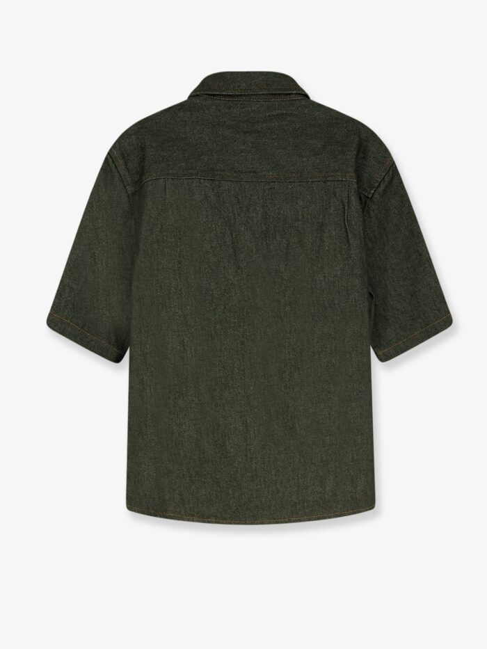 WALK IN PARIS Green Denim Shirt