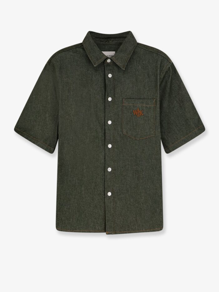 WALK IN PARIS Green Denim Shirt