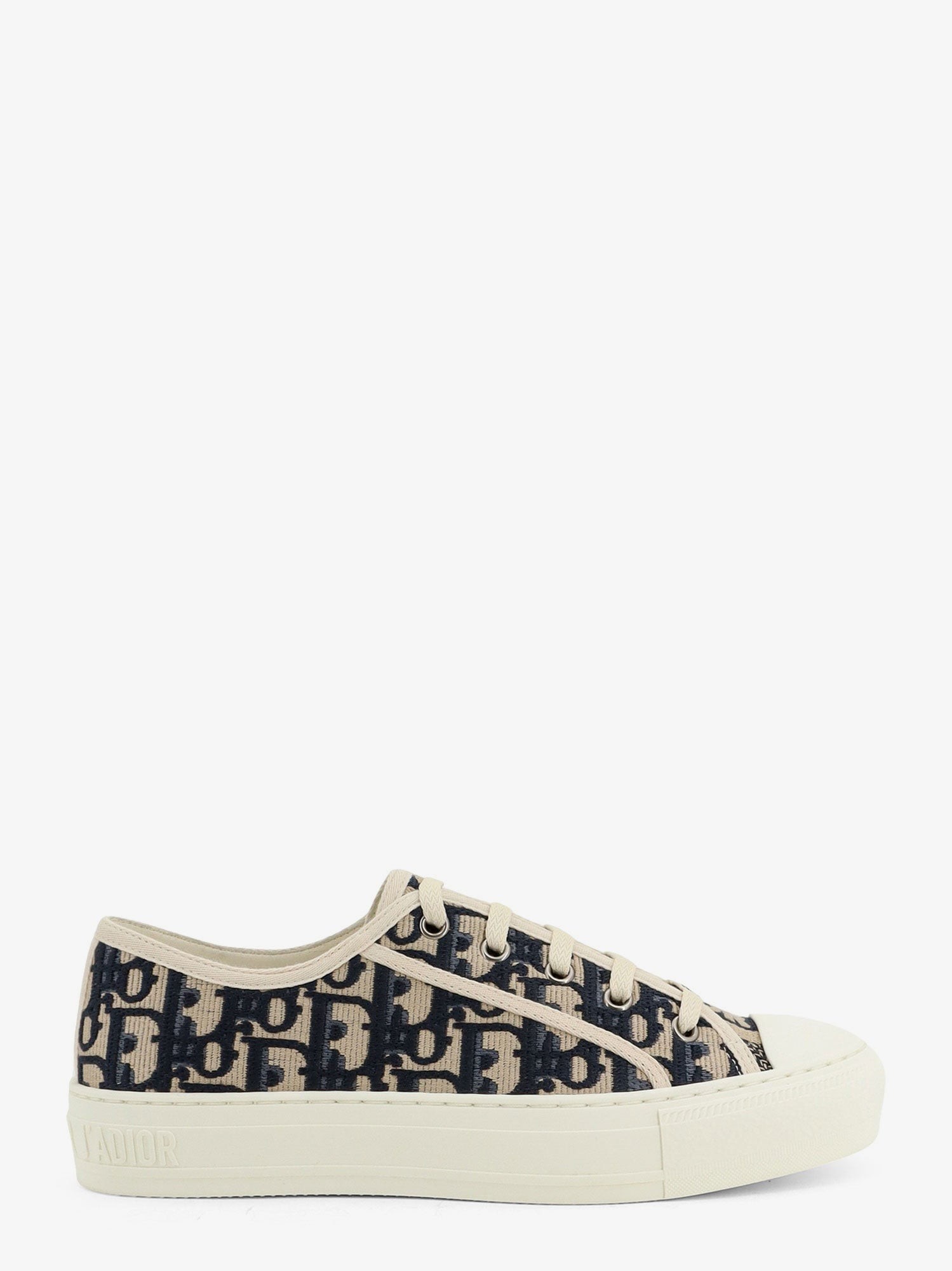 Walk'n'Dior Sneakers In Technical Fabric And Cotton