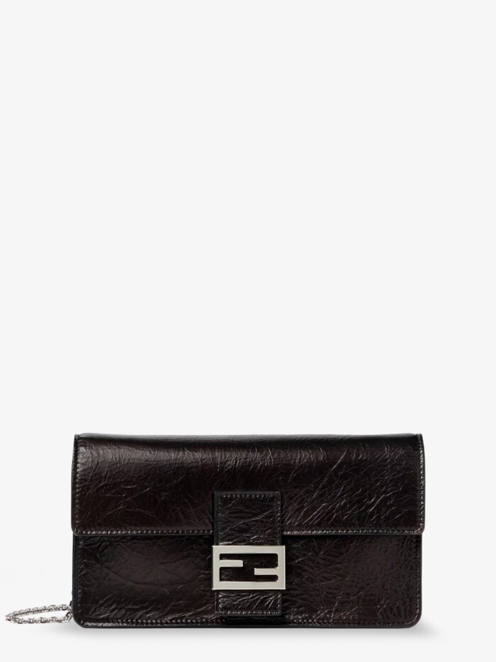 fendi wallet on chain tube leather crossbody bag Fendi Wallet On Chain Tube Leather Crossbody Bag