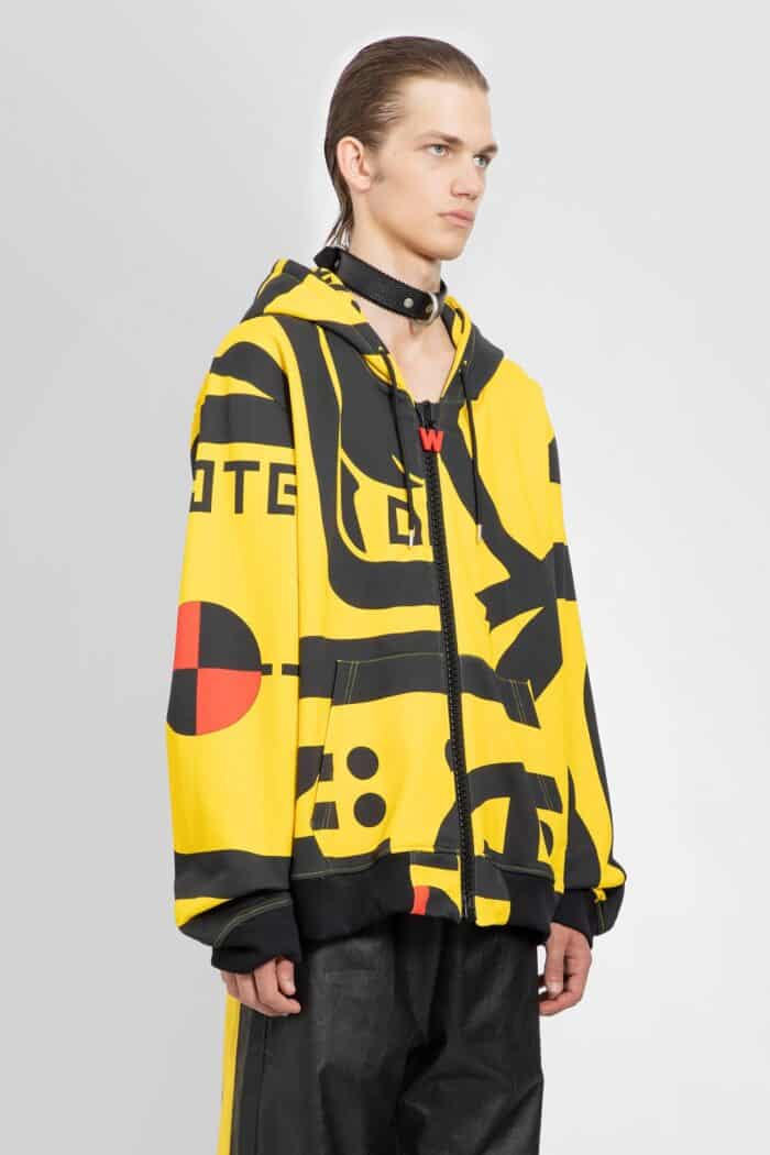 WALTER VAN BEIRENDONCK Maxi Zipup Oversized Hoodie