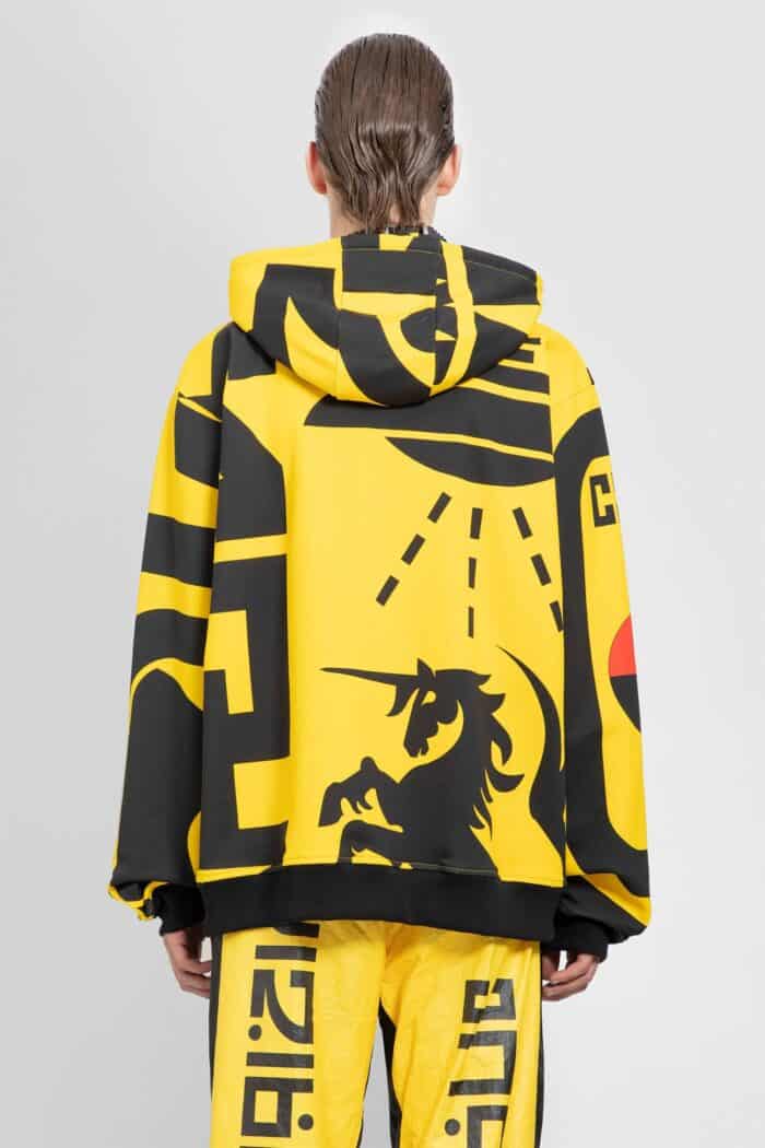 WALTER VAN BEIRENDONCK Maxi Zipup Oversized Hoodie