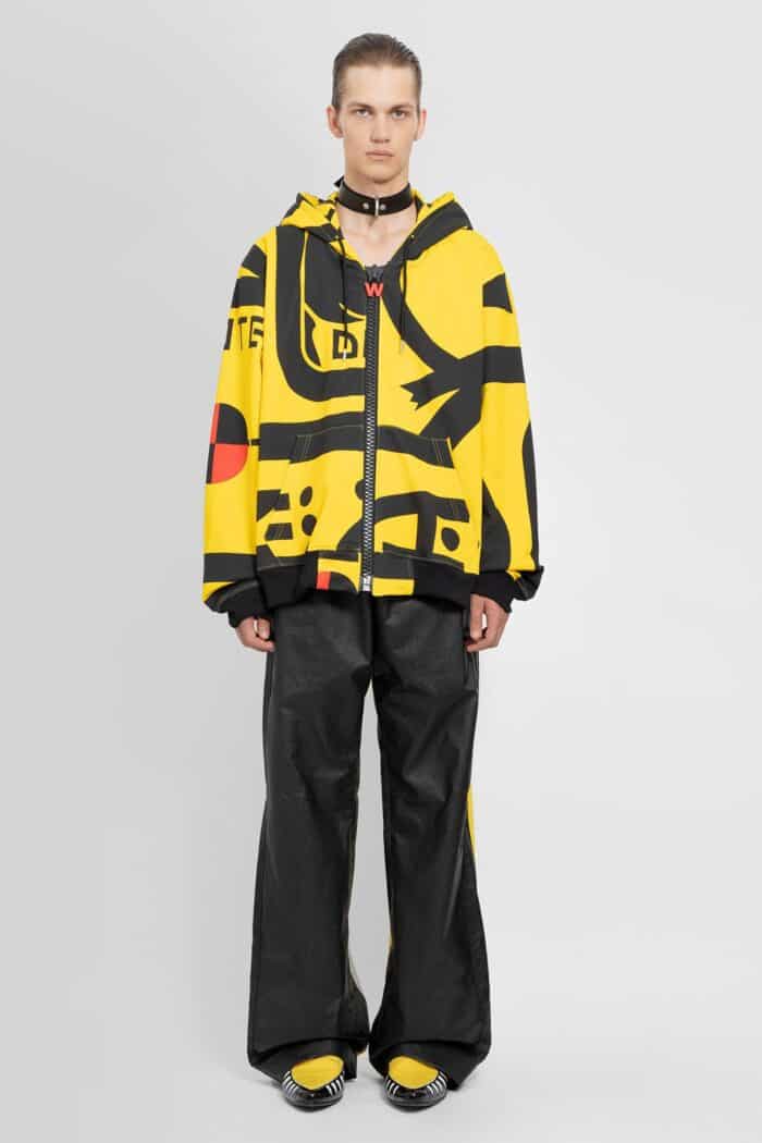 WALTER VAN BEIRENDONCK Maxi Zipup Oversized Hoodie