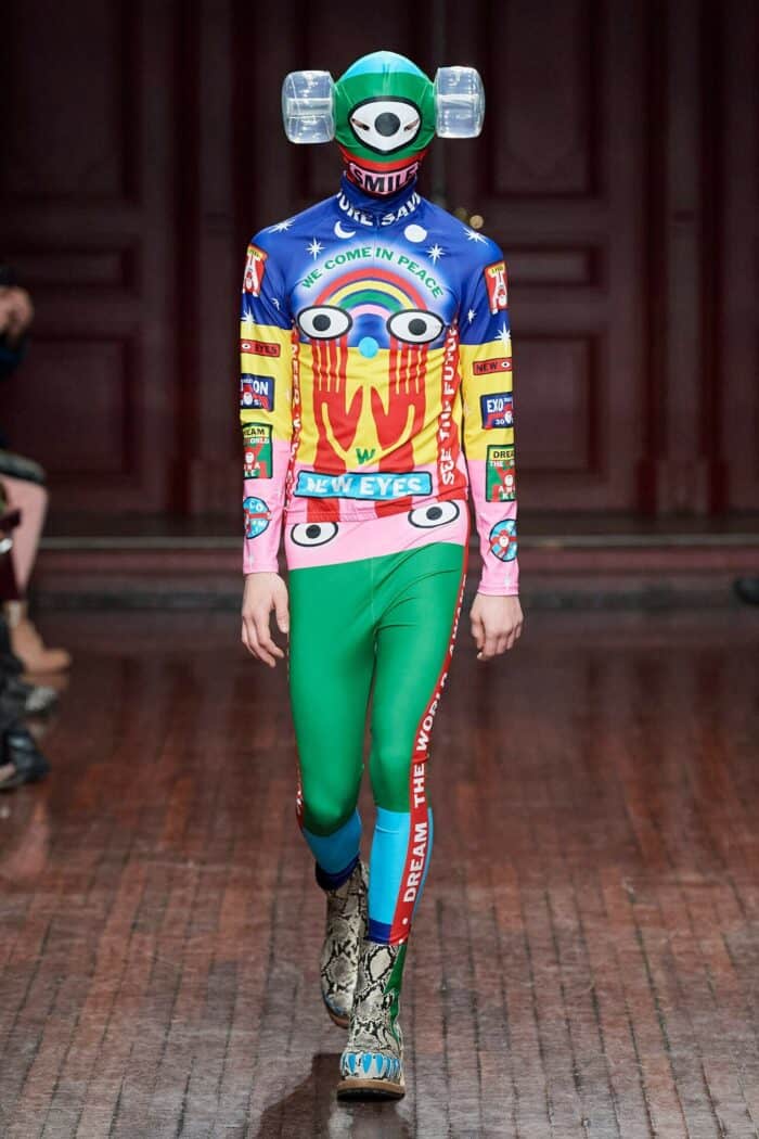 WALTER VAN BEIRENDONCK New Eyes Bike Leggings