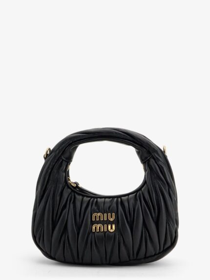 Miu Miu Wander Matelassé Leaher Mini Hobo Bag