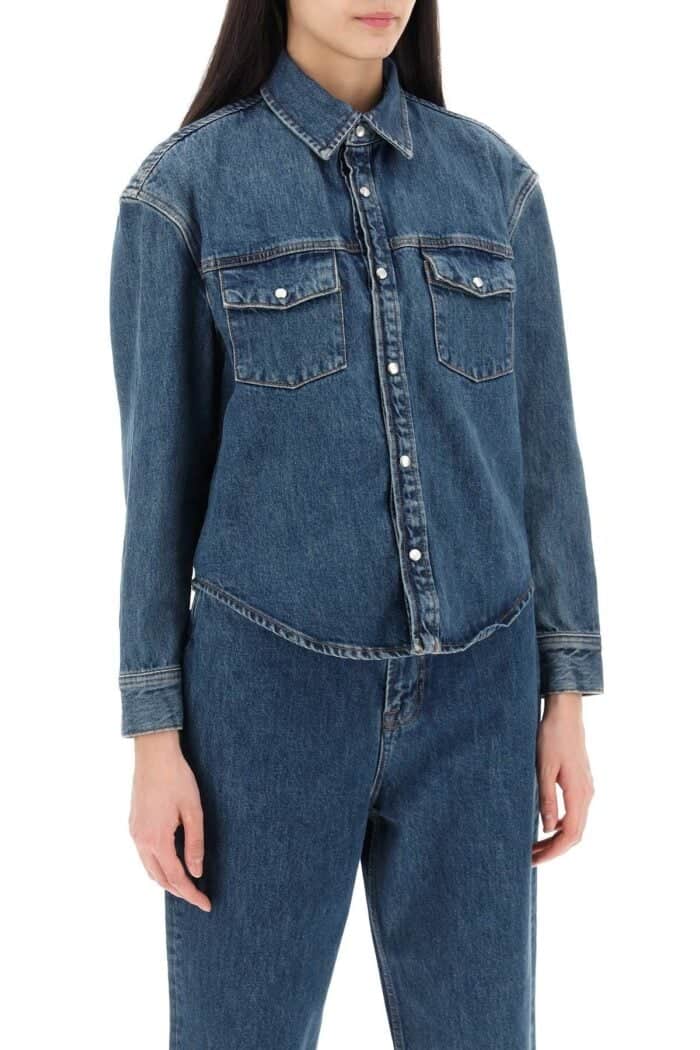 Wardrobe.nyc Boxy Denim Overshirt