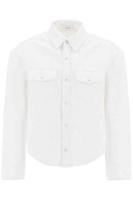 WARDROBE.NYC Boxy Denim Overshirt