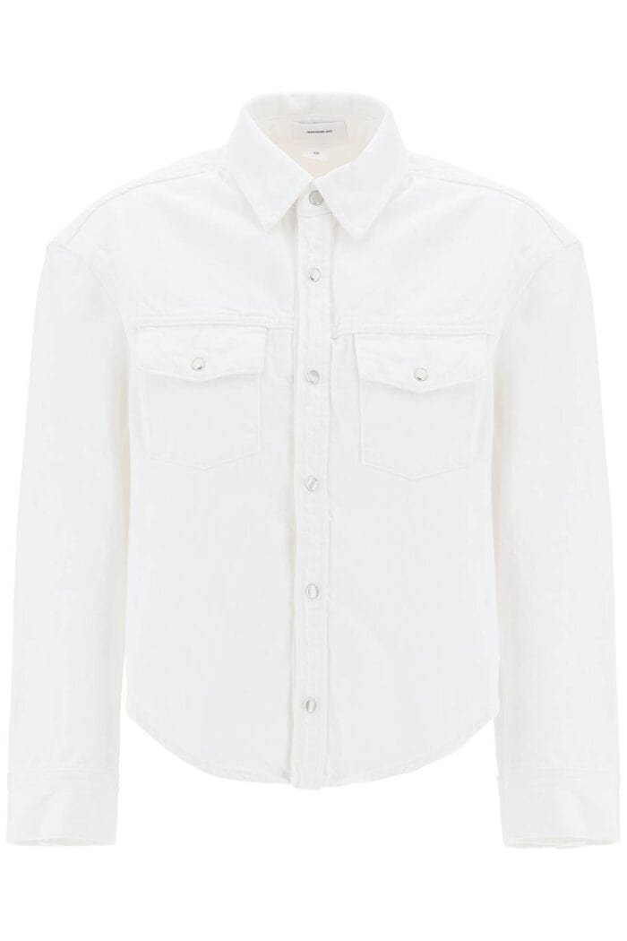 WARDROBE.NYC Boxy Denim Overshirt