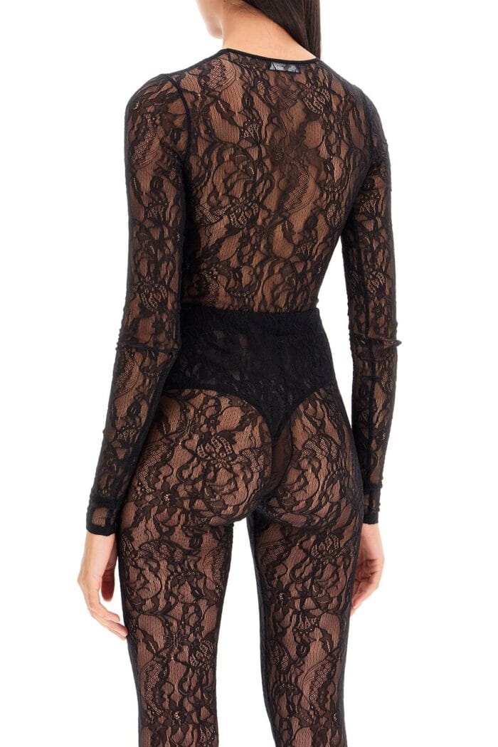 WARDROBE.NYC Lace Body Suit For