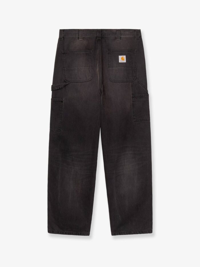 Carhartt Wip Washed-out Black Denim Jeans