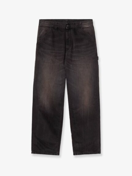 Carhartt Wip Washed-out Black Denim Jeans