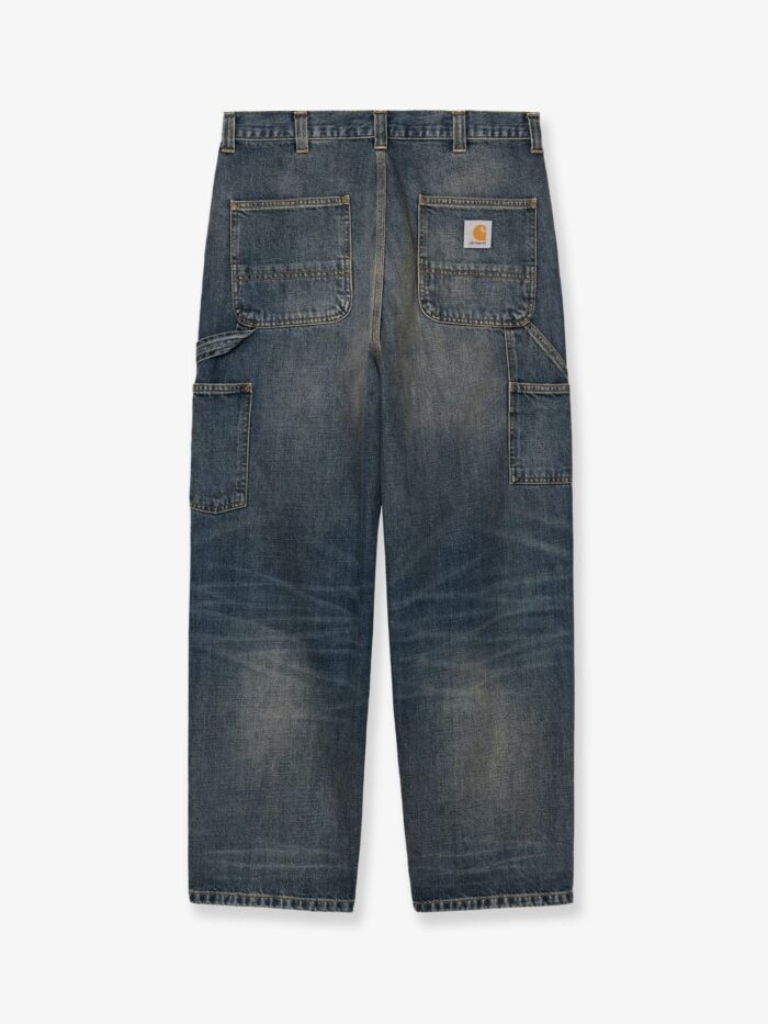 Carhartt Wip Washed-out Blue Denim Jeans