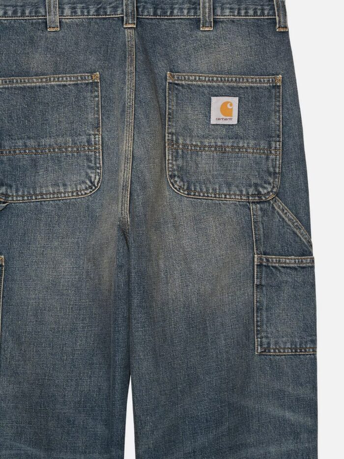 Carhartt Wip Washed-out Blue Denim Jeans