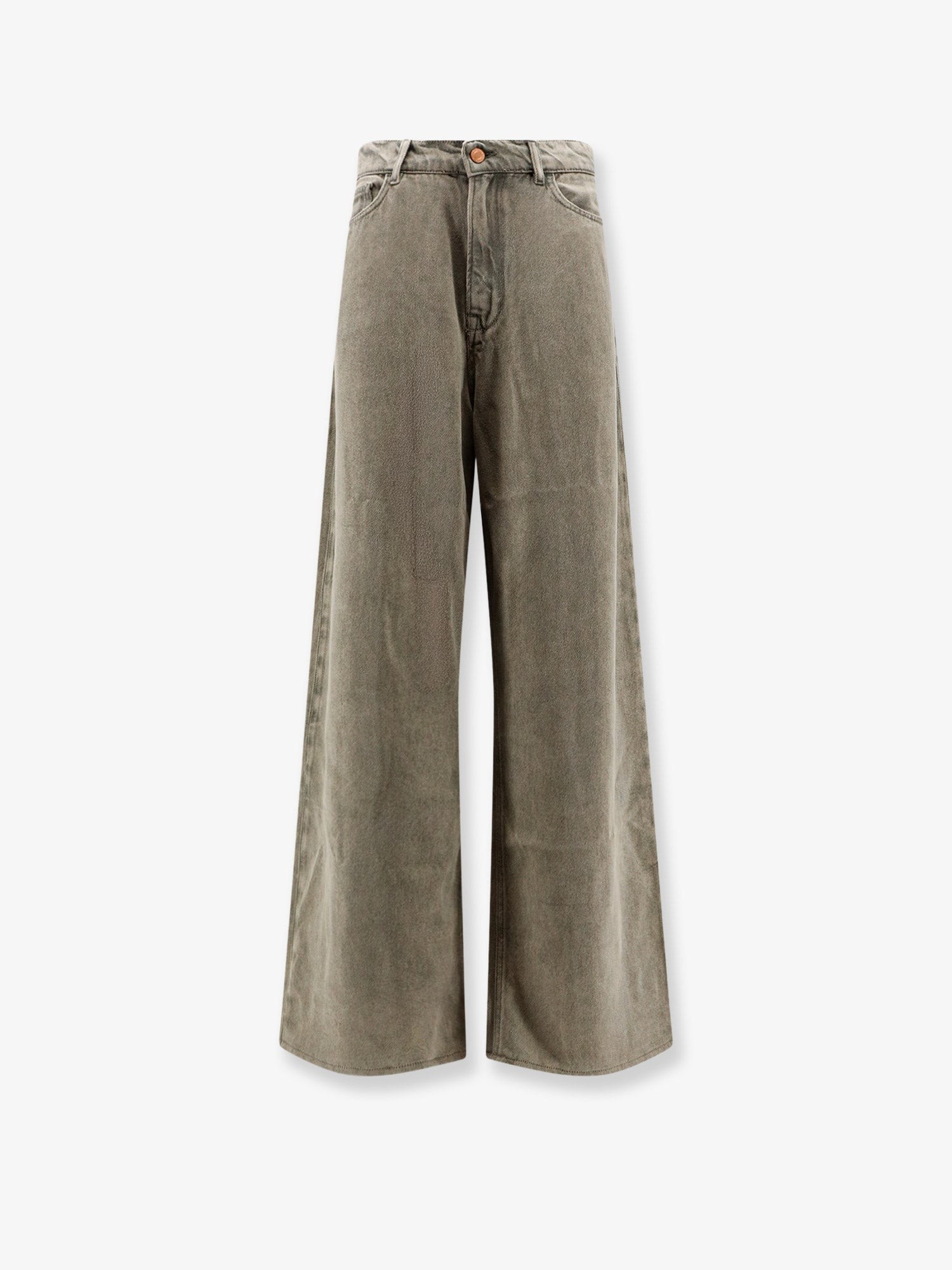 3X1 Washed-out Denim Skater Trousers