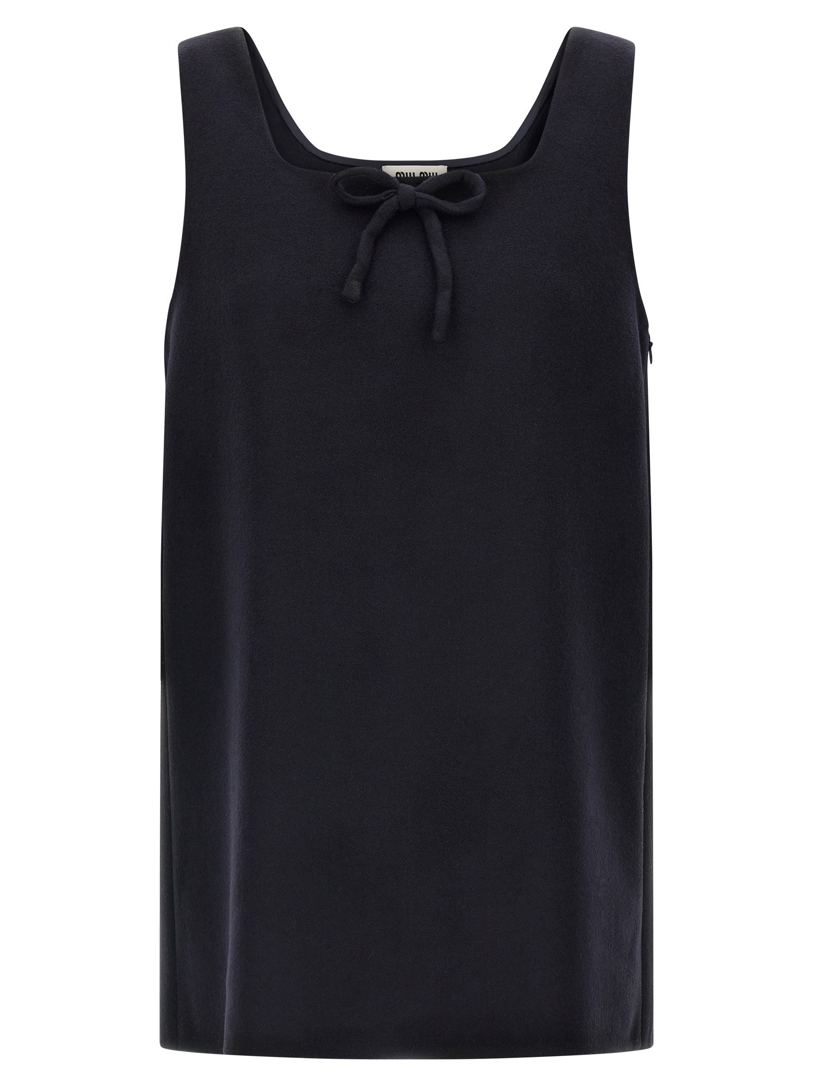 Miu Miu 'Waxed Double Wool' Dress