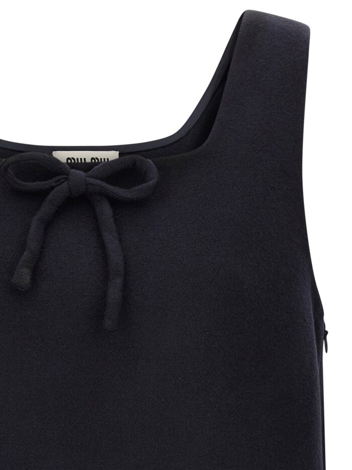 Miu Miu 'Waxed Double Wool' Dress