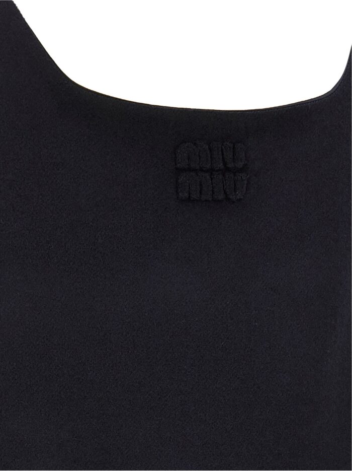 Miu Miu 'Waxed Double Wool' Dress