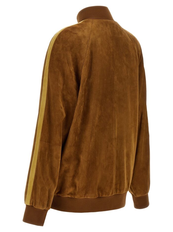 Miu Miu Waxed Suede Bomber Jacket