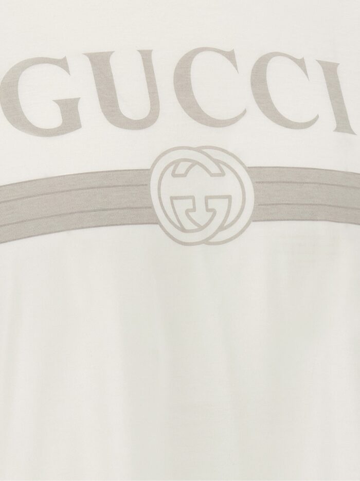 'Web Gucci' T-shirt With 'Incrocio GG'