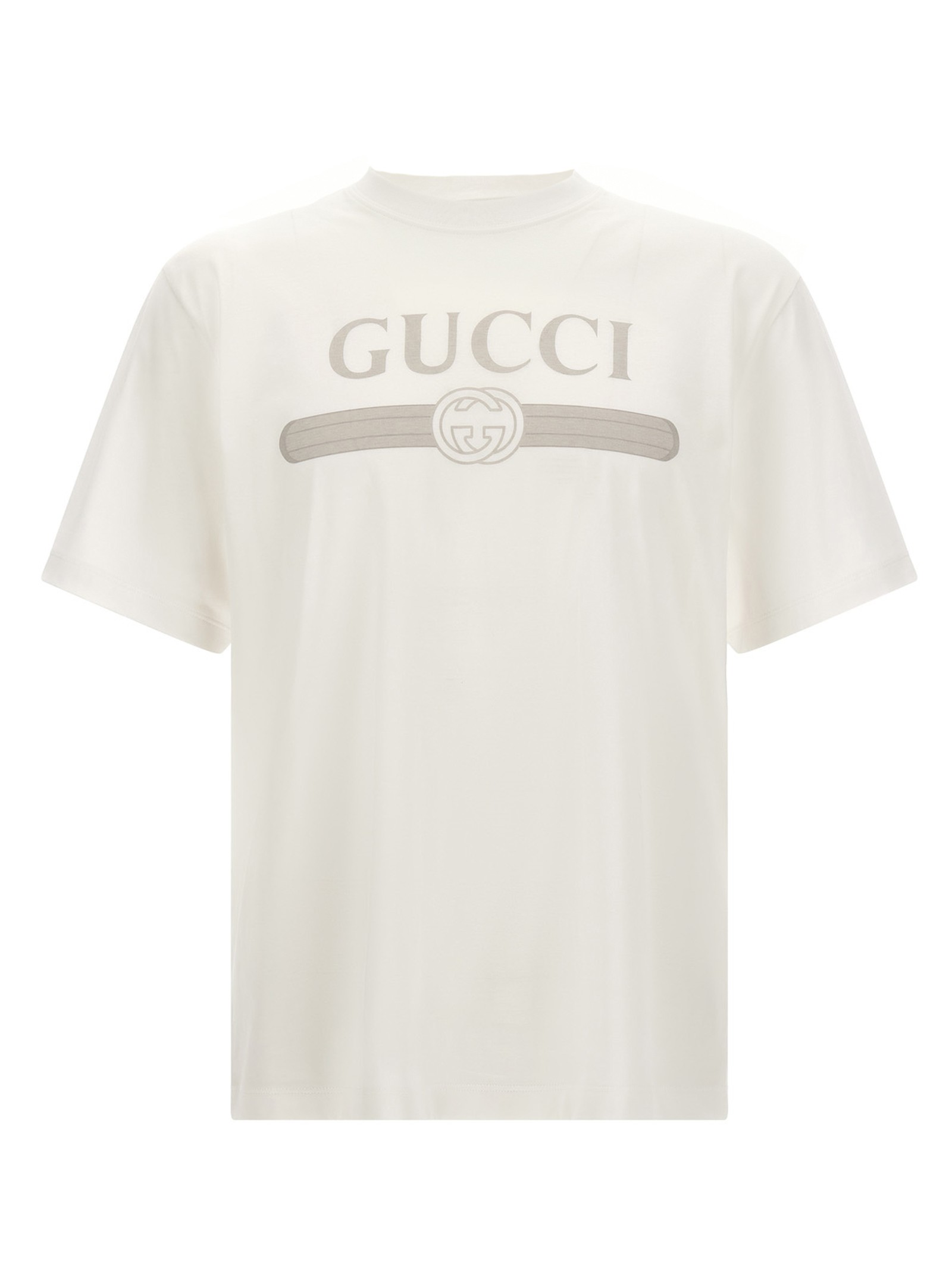 'Web Gucci' T-shirt With 'Incrocio GG'