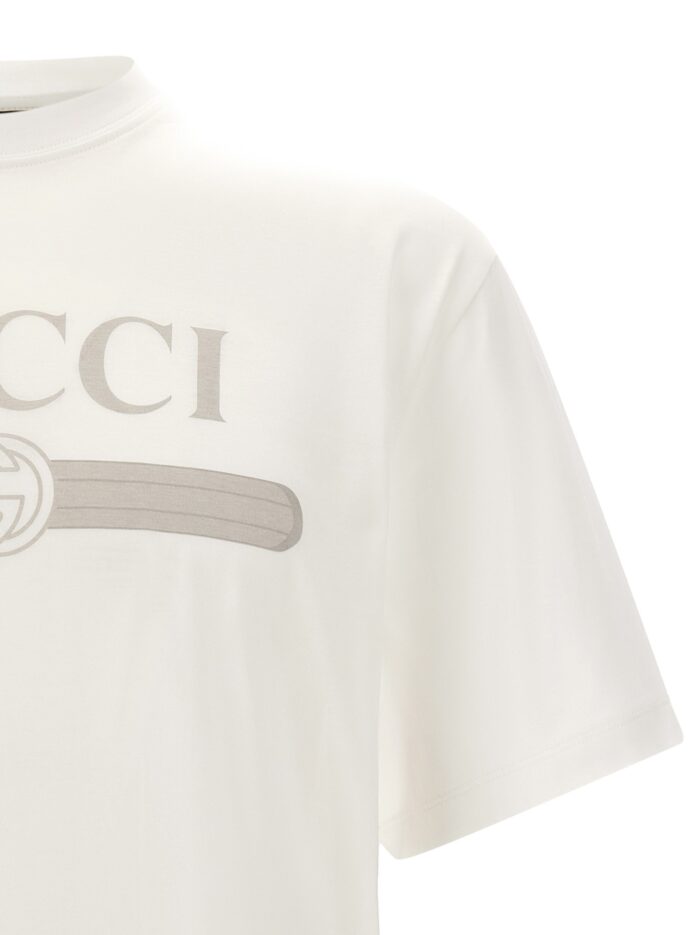 'Web Gucci' T-shirt With 'Incrocio GG'