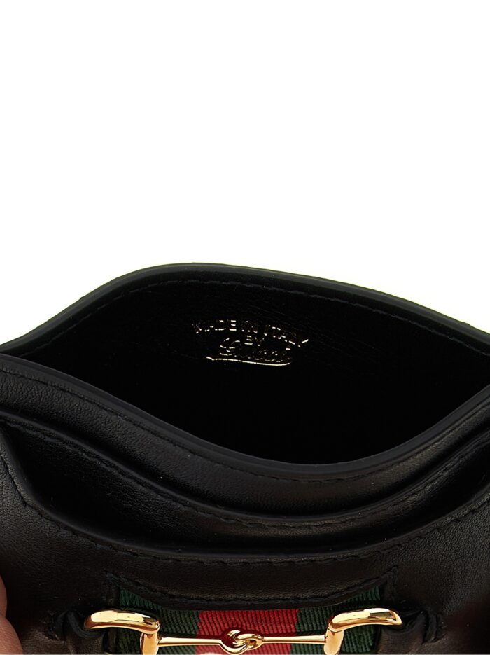 'Web Horsebit Gucci' Card Holder